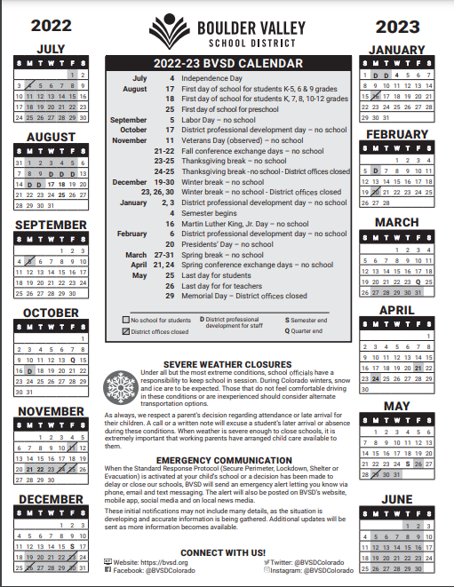 Calendars and Schedules FOOTHILL ELEMENTARY 1ST GRADE